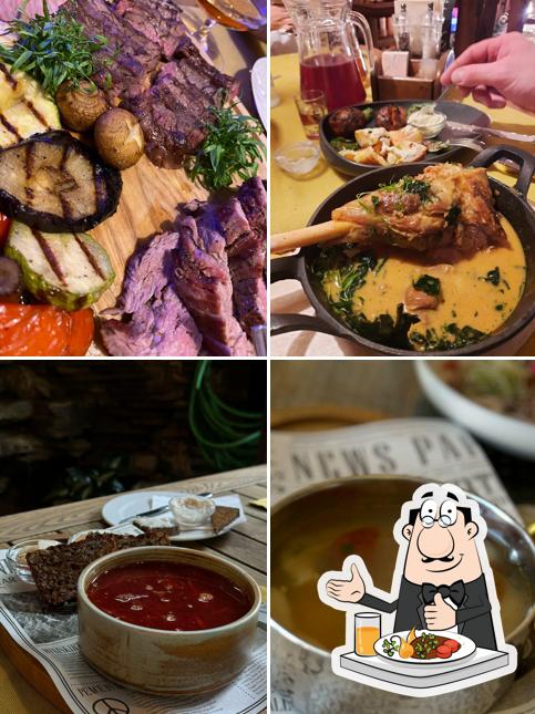 Еда в "Старом Городе, ресторане"