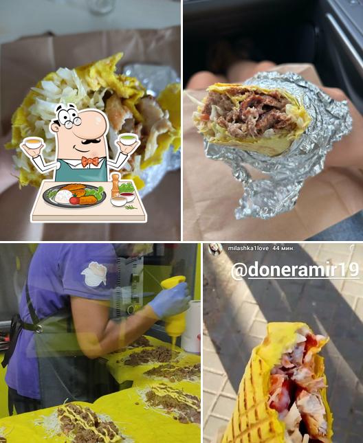 Еда в "Донер Амир"