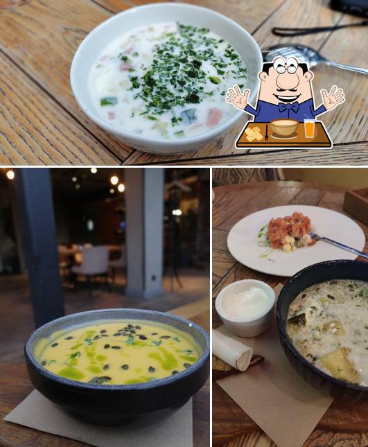 Клэм-чаудер в "Хурме"