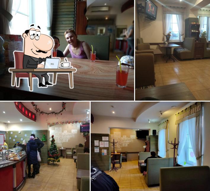 Посмотрите на внутренний интерьер "Пироговой № 1"