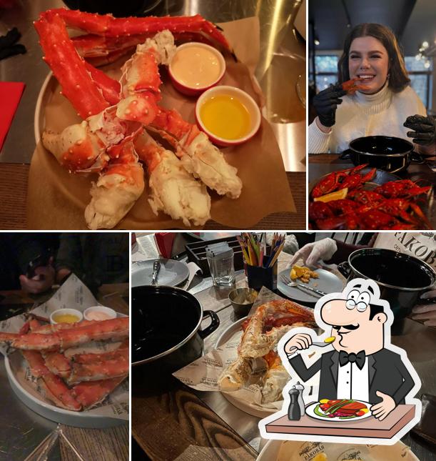 Блюда в "Раковой на Петрогдрадке"