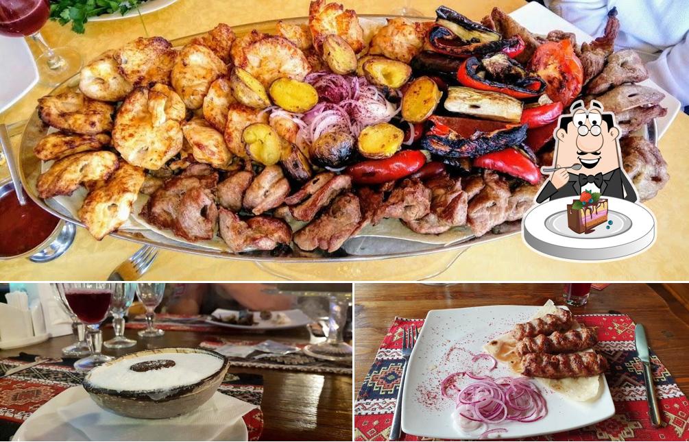 Шоколадный торт в "Мангале Сити"