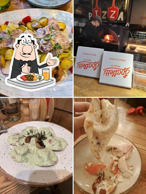 Еда в "Пиццерии Спаллетти"