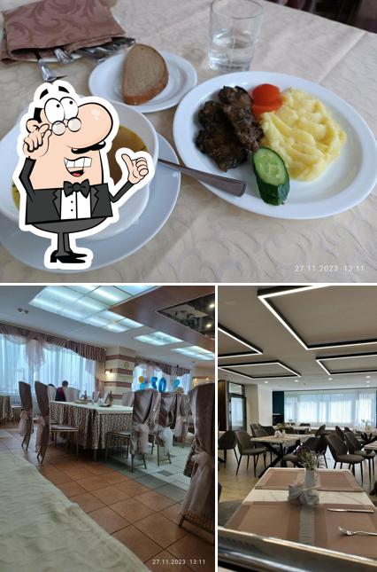 Внутреннее оформление и напитки в Ресторан Витебск