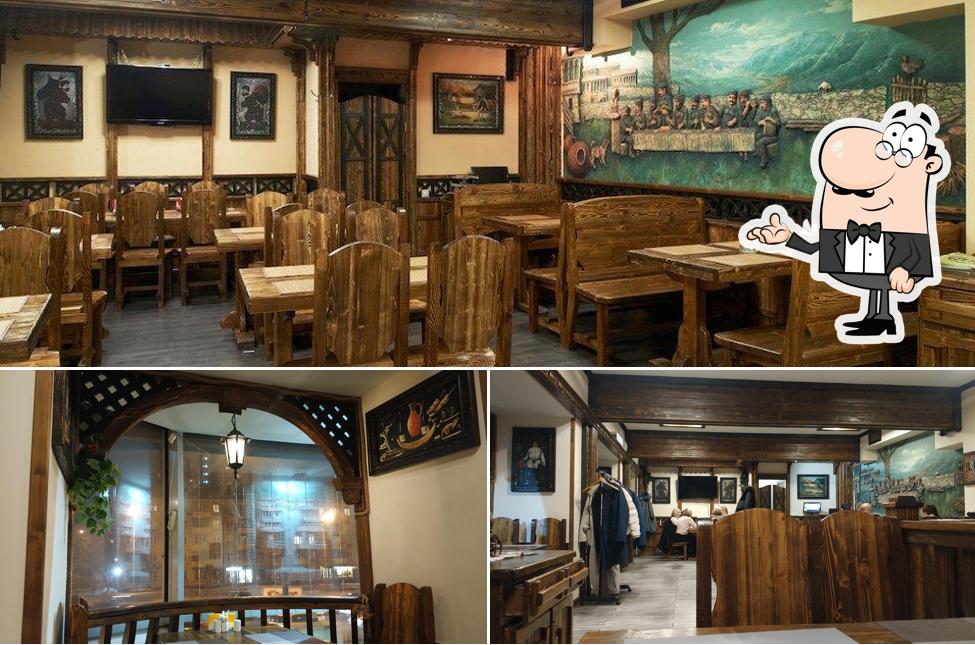 Посмотрите на внутренний интерьер "Колхиды"