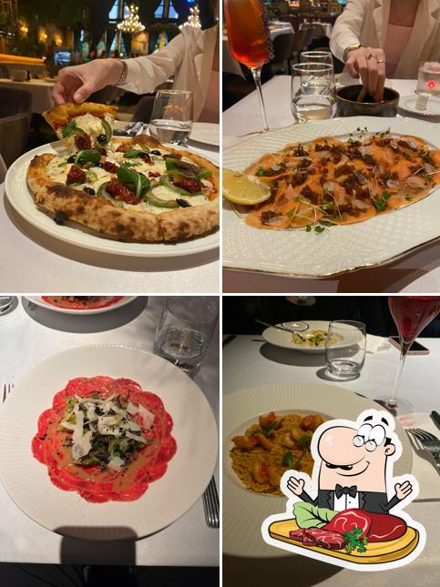 Карпаччо из говядины в "Студия 64"