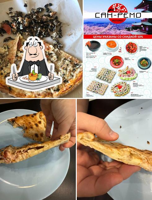 Еда в "Ресторане "Сан Ремо""