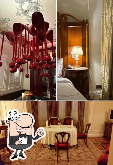 Посмотрите на внутренний интерьер "Ресторана Савой"