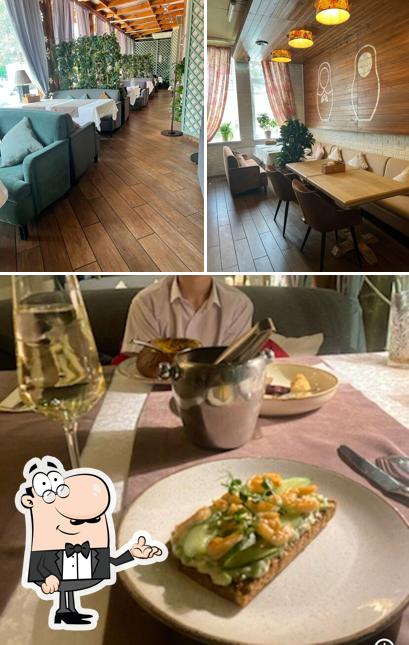 Посмотрите на внутренний интерьер "Матрешки"