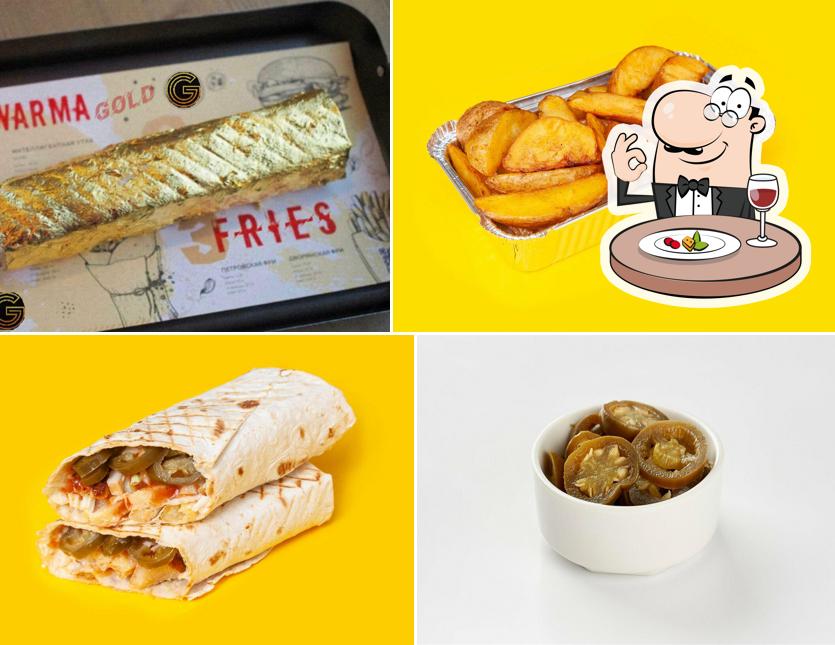 Еда в "Gold Шаверма"