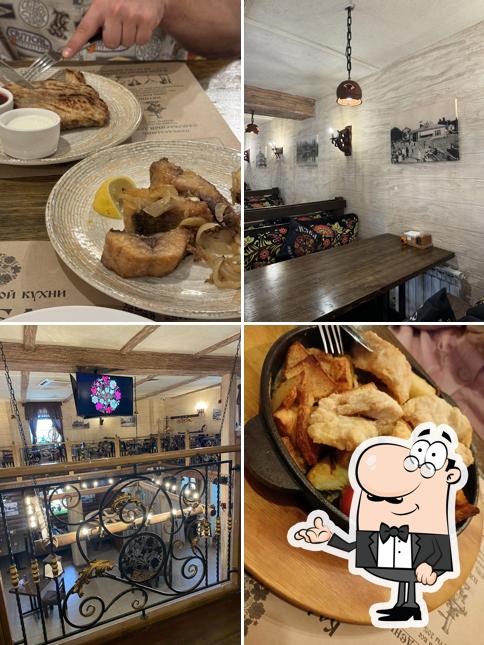 Посмотрите на внутренний интерьер "Избы"