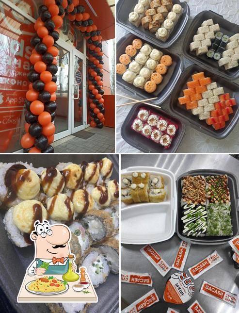 Блюда в "Суши Даром"