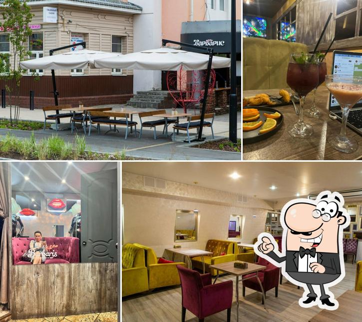 Посмотрите на внутренний интерьер "Барбариса Бар"