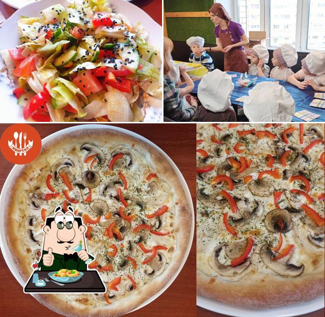 Еда и внутреннее оформление в Квартал