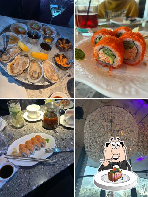 Шоколадный торт в "Честная Рыба"