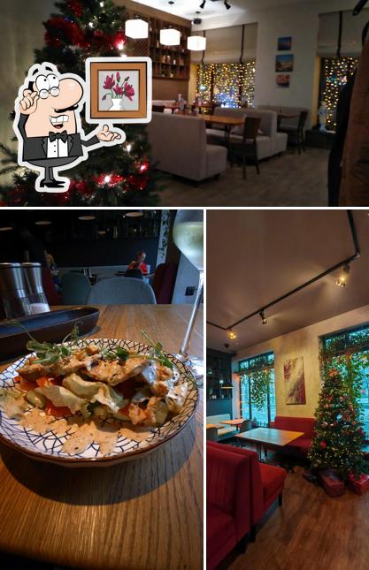 Посмотрите на внутренний интерьер "Gourmetto городского кафе"