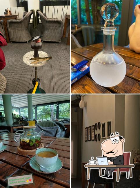 Посмотрите на внутренний интерьер "Чайный домик"