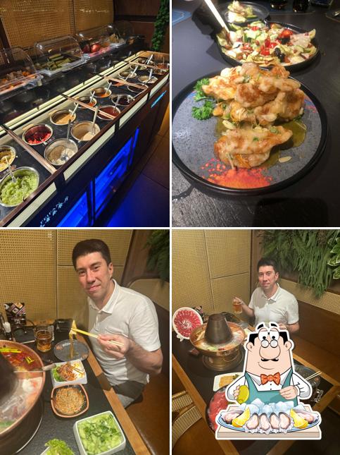 Устрицы в "Feifan Hot Pot"