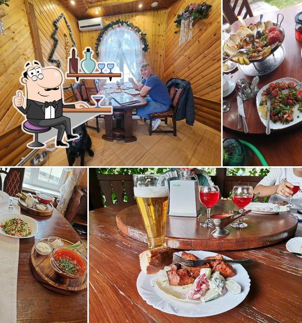 Посмотрите на внутренний интерьер "Лесной Сказки"