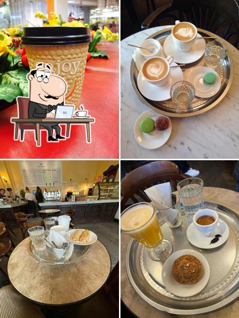 Посмотрите на внутренний интерьер "Кофеварим"