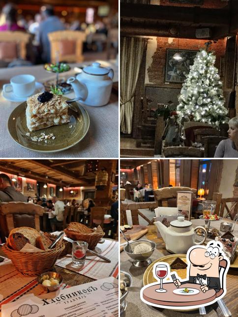 Еда в "Трактире Хлебникове"