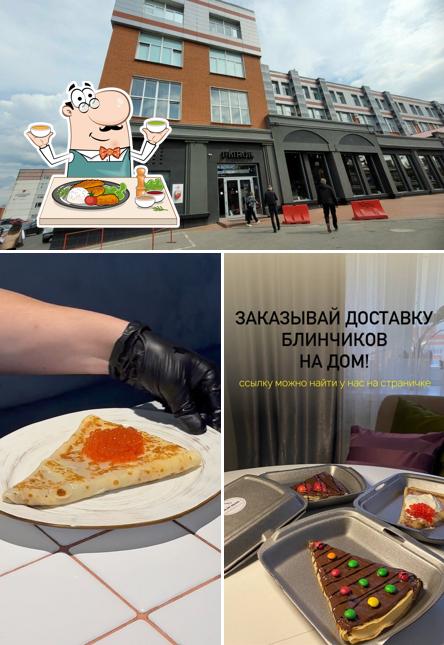 В Блинная BlinBros есть еда, внешнее оформление и многое другое