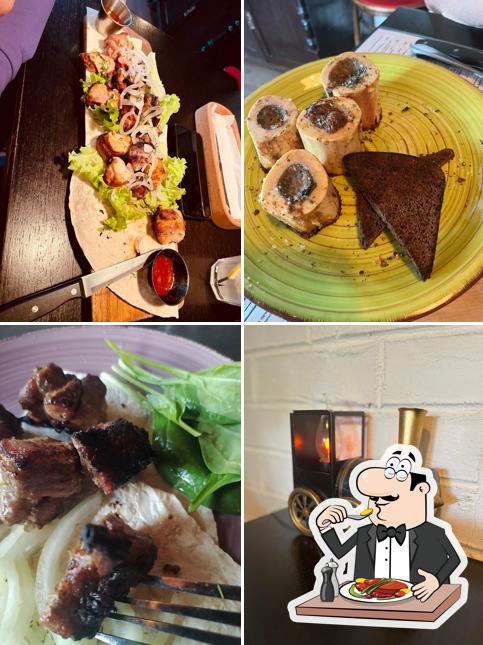 Еда в "Гриле-баре Мясоед"