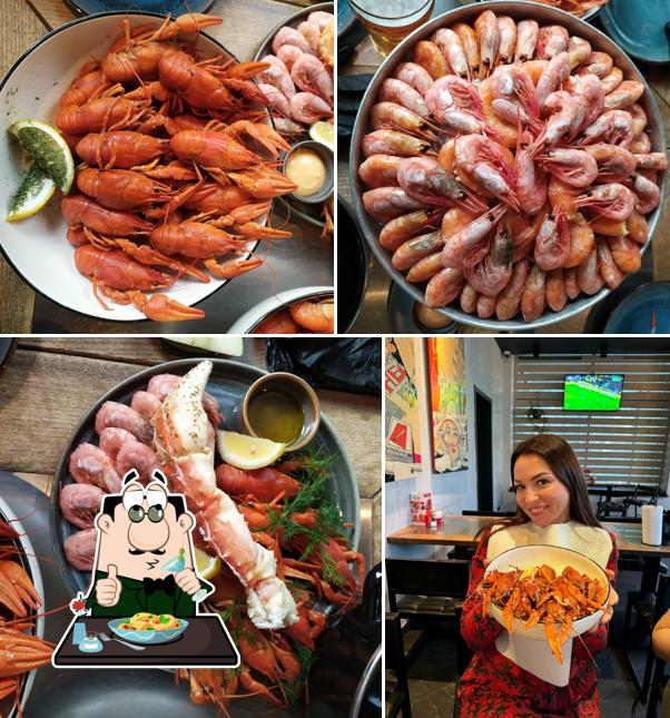 Блюда в "Раковой на Петрогдрадке"