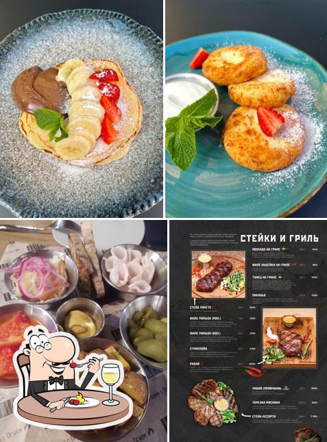 Блюда в "Баре КАПИТАЛ"