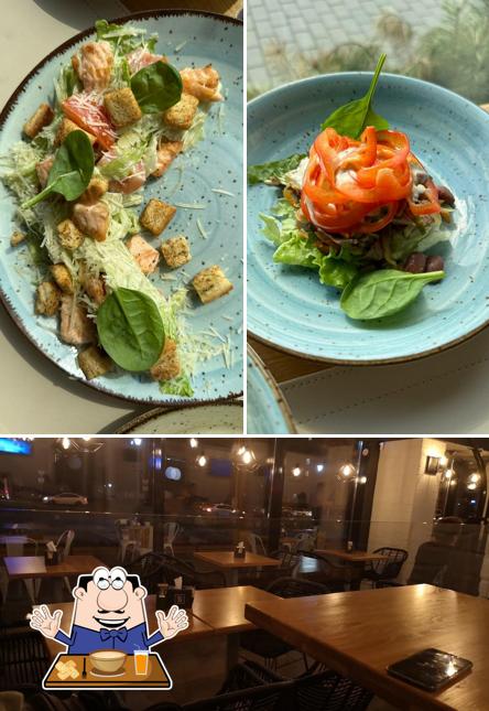 Еда и внутреннее оформление в Гости мини