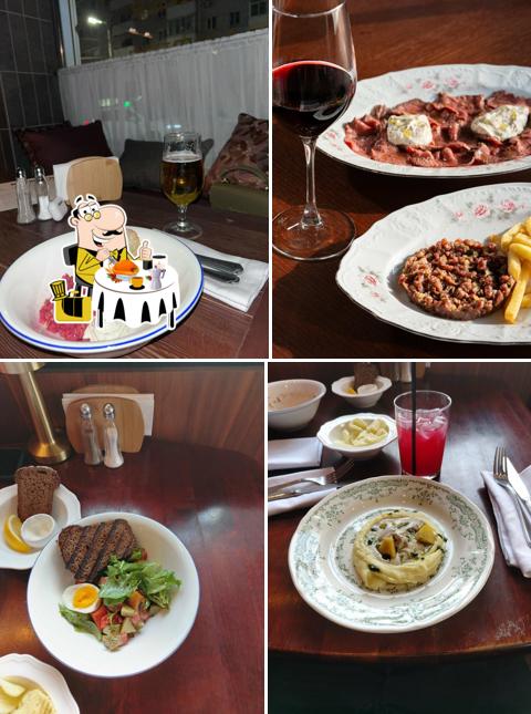 Еда в "Black Rabbit Pub"