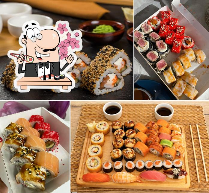Закажите разные сеты суши