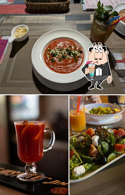 Это фото, где изображены напитки и внутреннее оформление в ПастаКап