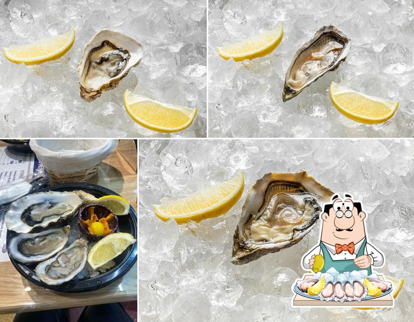 Устрицы в "Рыбное дело"