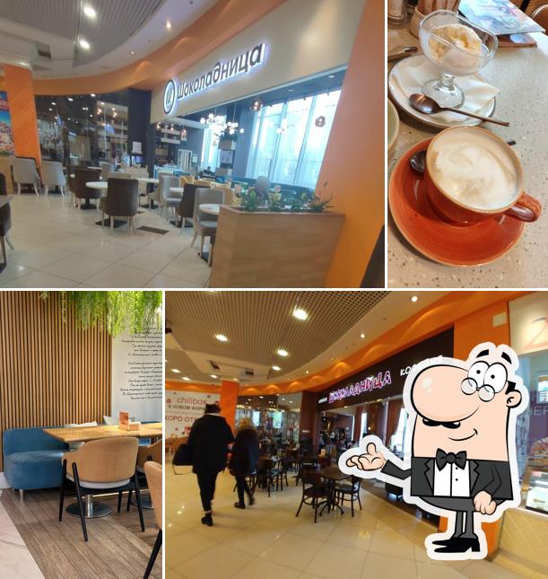 Посмотрите на внутренний интерьер "Шоколадницы"