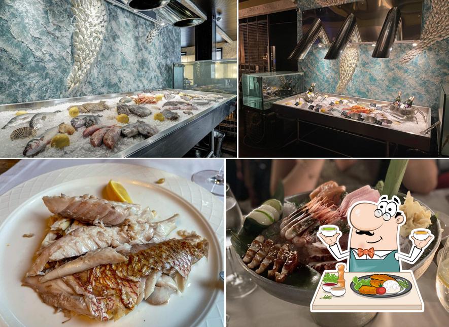 Блюда в "Рыбном базаре"