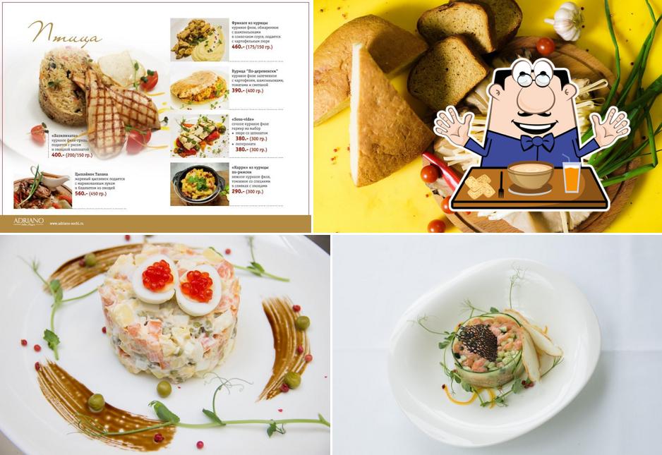 Блюда в "Адриано"