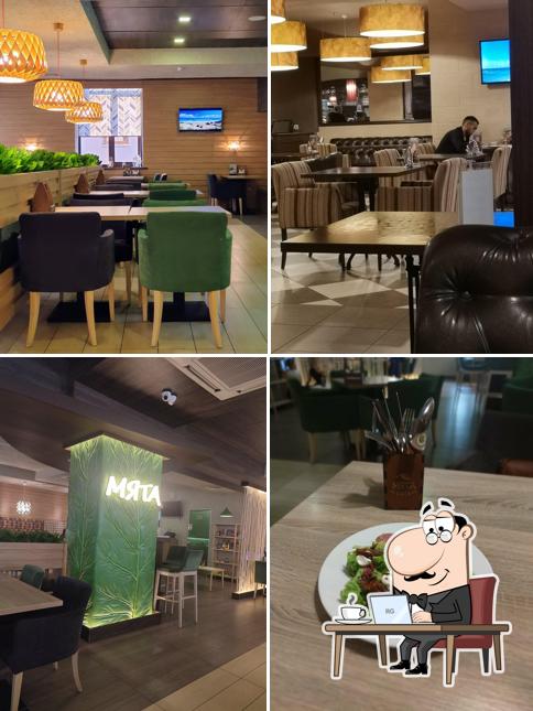 Забронируйте столик в "кафе Мята"