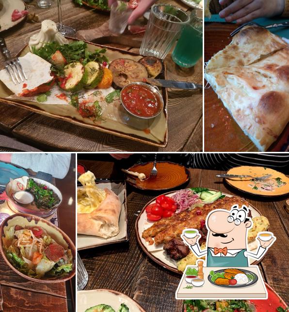 Блюда в "Грузинском ресторане Супра"