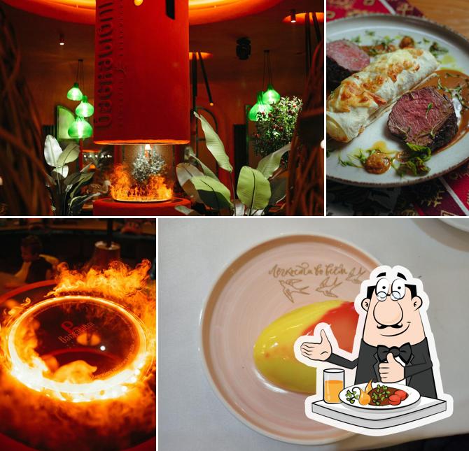 Еда в "Багратиони"