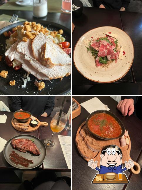 Еда в "Гриле-баре Мясоед"