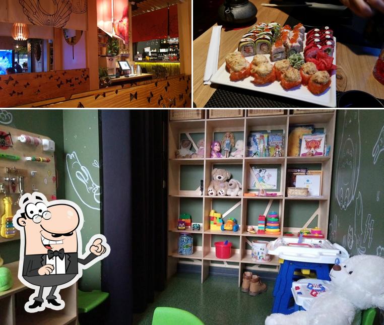 Посмотрите на внутренний интерьер "Токио"