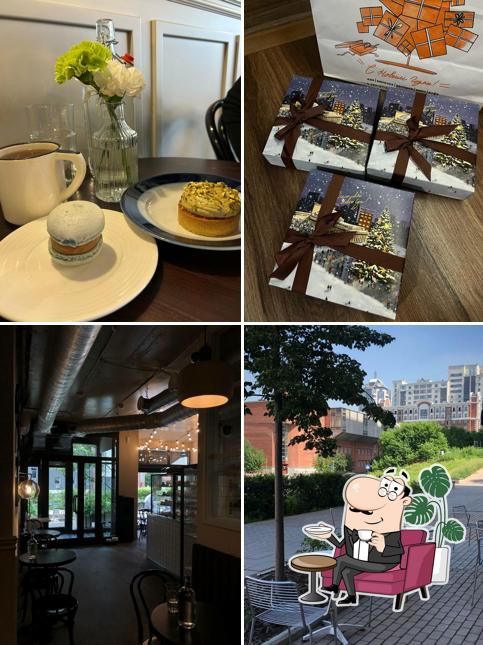 Посмотрите на внутренний интерьер "Biscuit house"