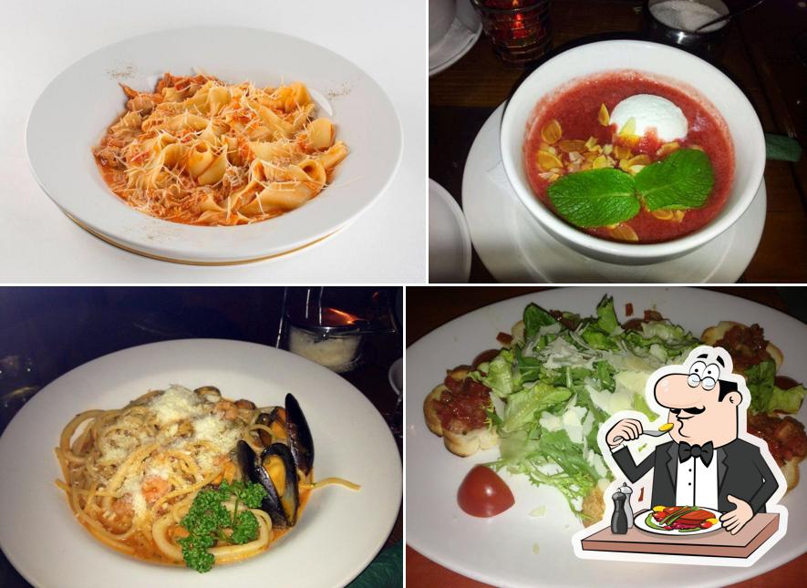 Еда в "Траттории Венеция"