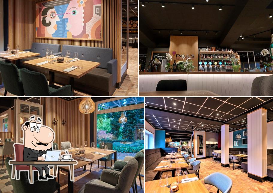 Интерьер "Paul's Restaurant • Bar • Wein"