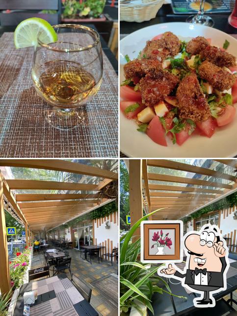 Внутреннее оформление и напитки - все это можно увидеть на этом фото из Камбала