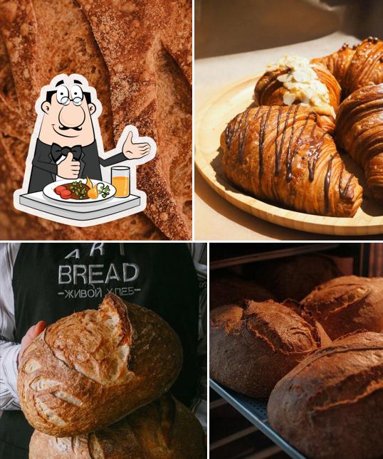 Еда в "Art & Bread"