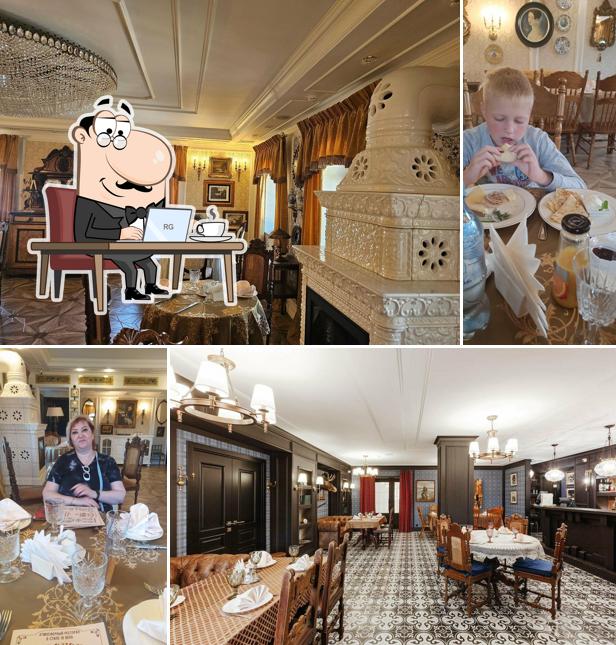 Посмотрите на внутренний интерьер "Дворянское гнездо"