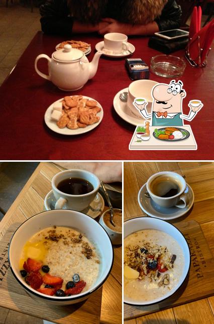 Помимо прочего, в Paparazzi bistro есть еда и столики