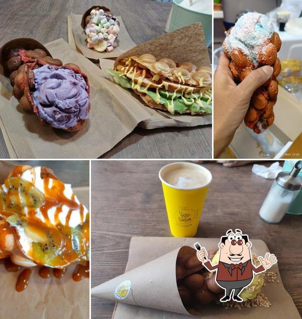 Еда в "Чуде Вафли"